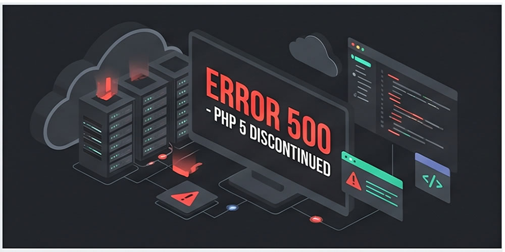 Errore 500 aggiornamento versione PHP provider